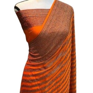 Pure Khaddi Georgette Handloom Banarasi Saree