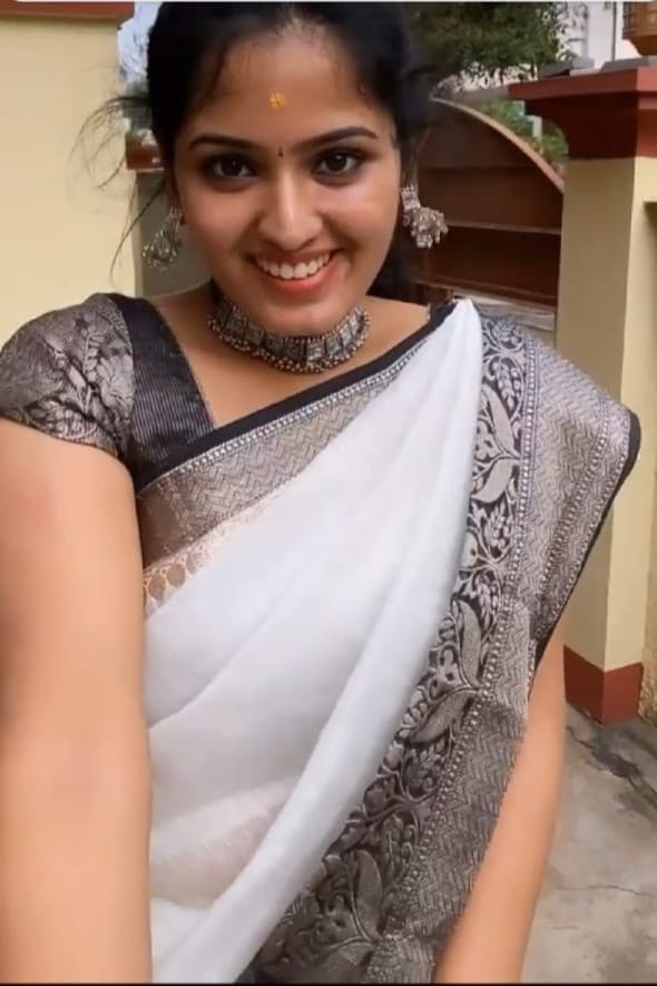 Pure linen Banarasi Saree
